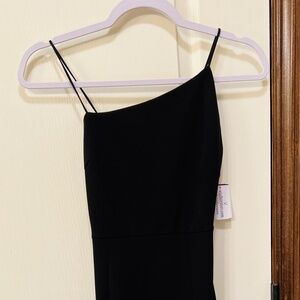 Black Cocktail Midi Dress